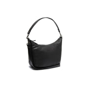 Moneva Full-Grain Leather Shoulder Bag Naisille in Classic 100% Full-Grain Leather - Full Exterior Front Profile View | Buy Online