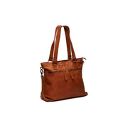 Rome Full-Grain Leather Shoulder Bag Naisille in Classic 100% Full-Grain Leather - Full Exterior Front Profile View | Buy Online