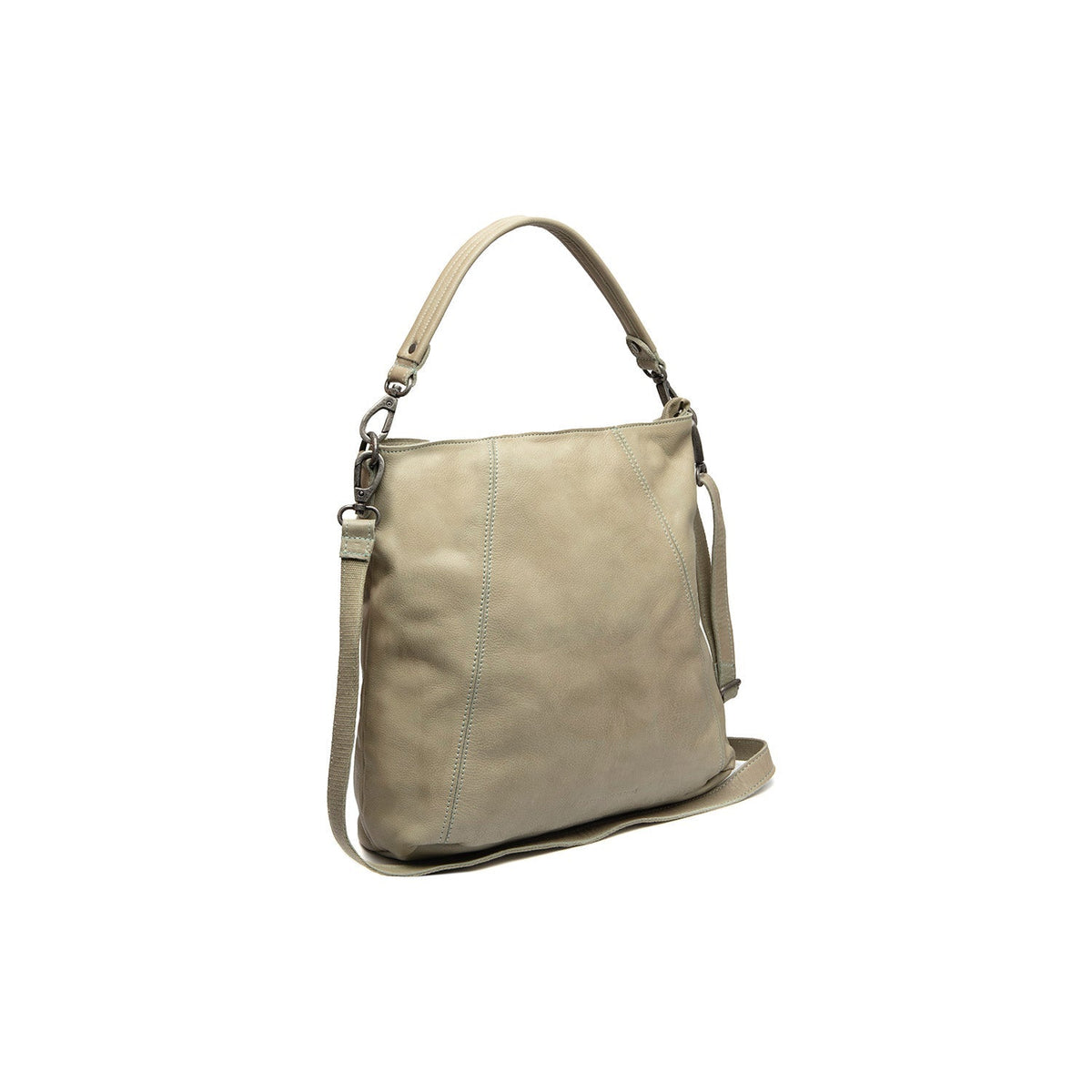 Sintra Full-Grain Leather Shoulder Bag Naisille in Classic 100% Full-Grain Leather - Full Exterior Front Profile View | Buy Online