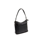 Tivra Full-Grain Leather Shoulder Bag Naisille in Classic 100% Full-Grain Leather - Full Exterior Front Profile View | Buy Online