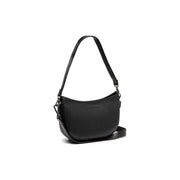 Valentano Full-Grain Leather Shoulder Bag Naisille in Tan 100% Full-Grain Leather - Full Exterior Front Profile View | Buy Online
