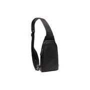 Leather Sling Bag Bowey Naisille in Classic 100% Full-Grain Leather - Full Exterior Front Profile View | Buy Online