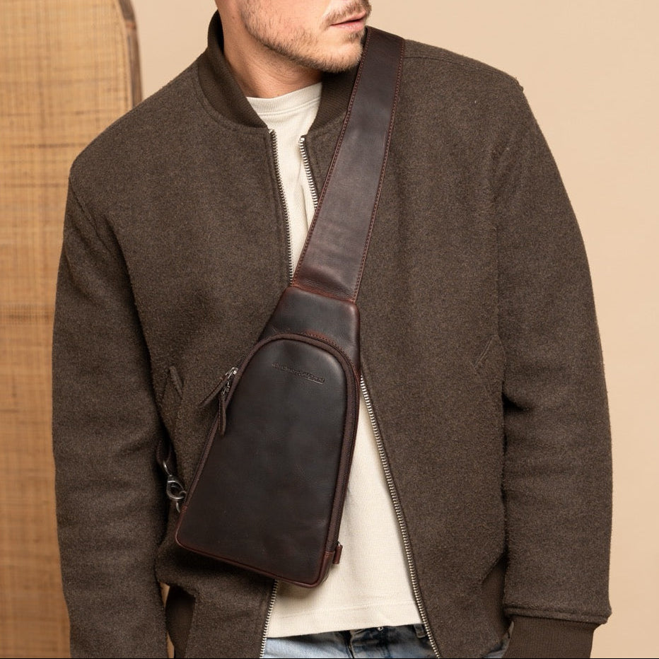 Leather Sling Bag Bowey Naisille – alternate product view 2