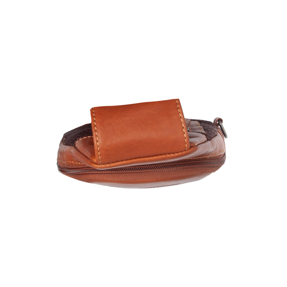Cognac Leather Sling Bag Bowey Naisille, detail view 3