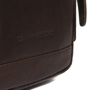 Brown Leather Sling Bag Riga Naisille, detail view 3