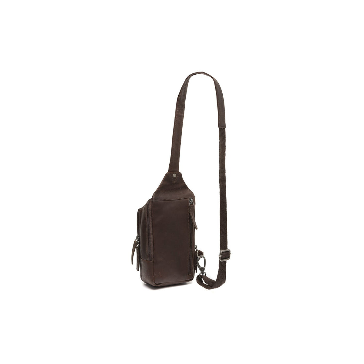 Brown Leather Sling Bag Riga Naisille, detail view 4