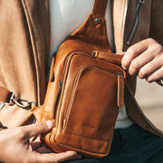 Leather Sling Bag Riga Naisille – alternate product view 3