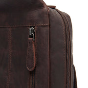 Brown Leather Sling Bag Turelle Naisille, detail view 3