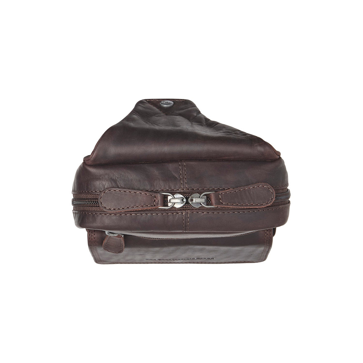 Brown Leather Sling Bag Turelle Naisille, detail view 4