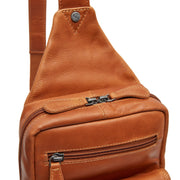 Cognac Leather Sling Bag Turelle Naisille, detail view 1