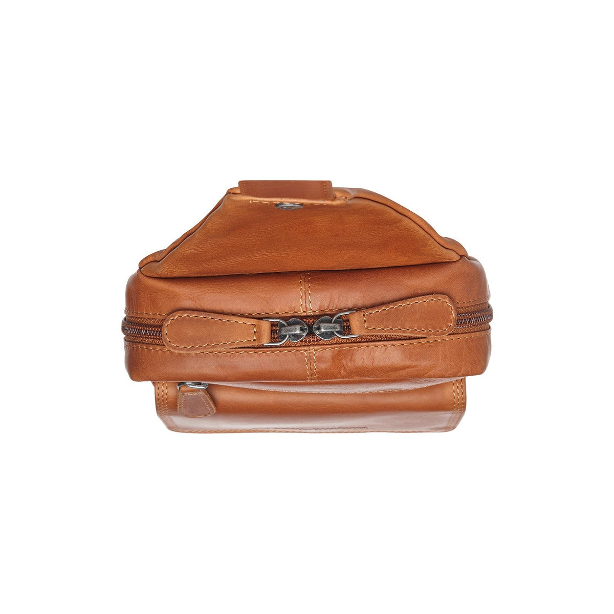 Cognac Leather Sling Bag Turelle Naisille, detail view 3