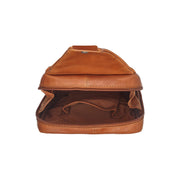 Cognac Leather Sling Bag Turelle Naisille, detail view 4