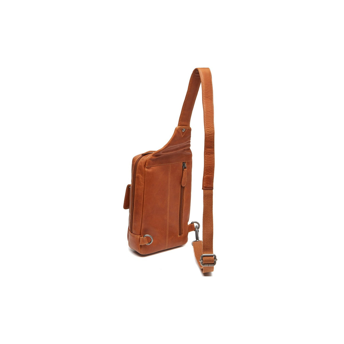 Cognac Leather Sling Bag Turelle Naisille, detail view 5