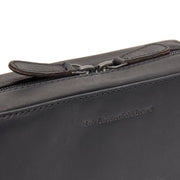 Leather Tech-Organizer Ardan Naisille - Lateral Side Profile View Showing Sleeve Cut &amp; Athletic Taper Fit