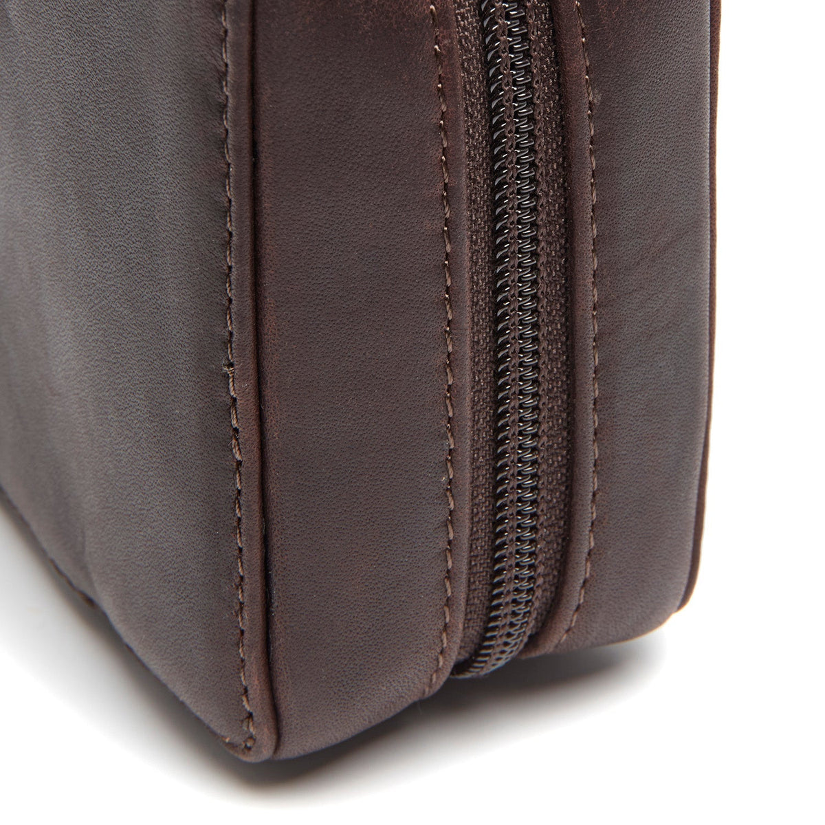 Brown Leather Tech-Organizer Ardan Naisille, detail view 1