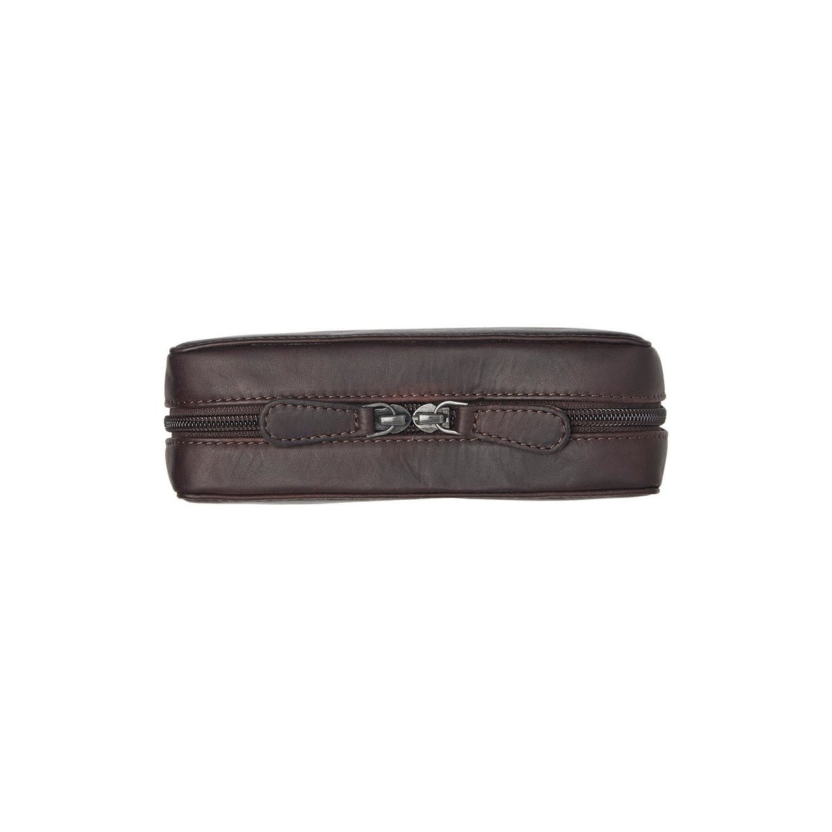 Brown Leather Tech-Organizer Ardan Naisille, detail view 3