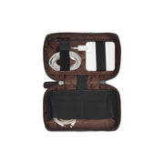 Tailored Rib Cuffs &amp; Hem Craftsmanship Construction Detail on Leather Tech-Organizer Ardan Naisille