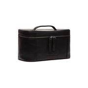 Limone Full-Grain Leather Toiletry Bag Naisille in Classic 100% Full-Grain Leather - Front Profile View &amp; Tailored Silhouette | Buy Online