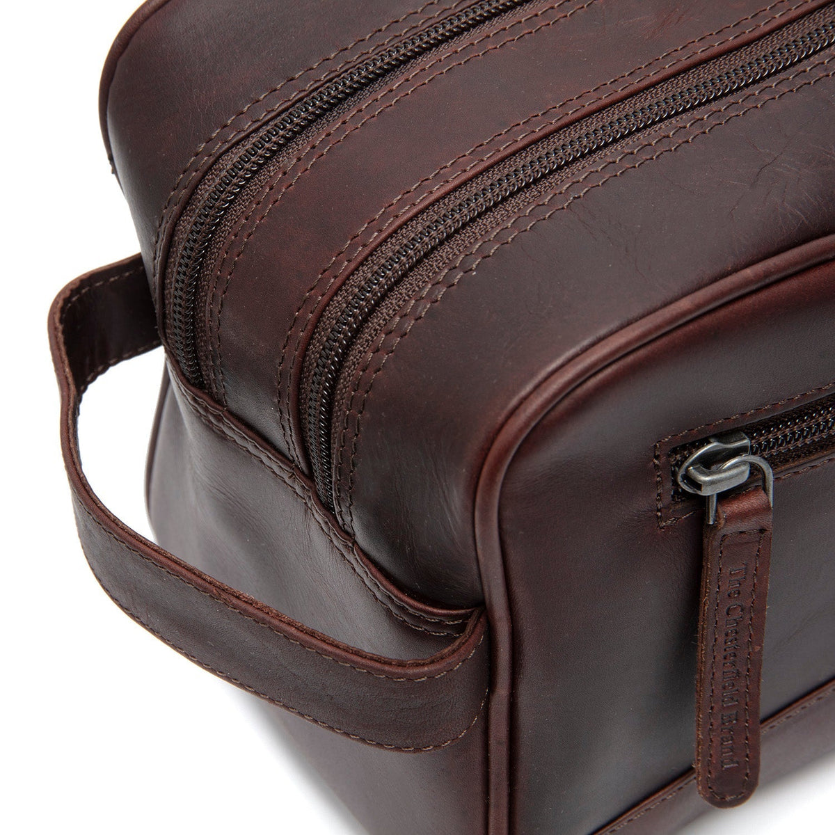 Stacey Full-Grain Leather Toiletry Bag Naisille – alternate product view 3
