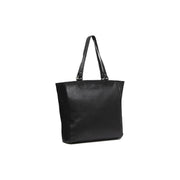 Berlin Full-Grain Leather Tote Bag Naisille in Classic 100% Full-Grain Leather - Full Exterior Front Profile View | Buy Online
