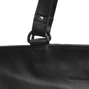 Berlin Full-Grain Leather Tote Bag Naisille - Structured Side Profile Showing Gusset Depth &amp; Expansion Capacity
