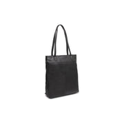 Solvia Full-Grain Leather Tote Bag Naisille in Classic 100% Full-Grain Leather - Full Exterior Front Profile View | Buy Online