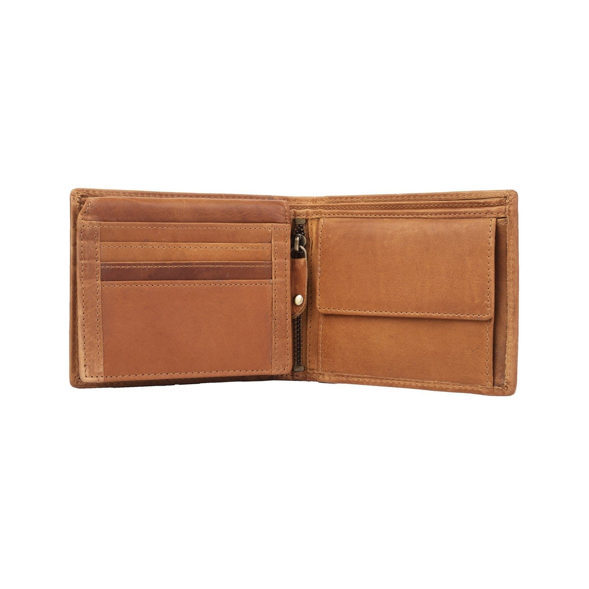 Alvina Full-Grain Leather Wallet Miehille – alternate product view 3