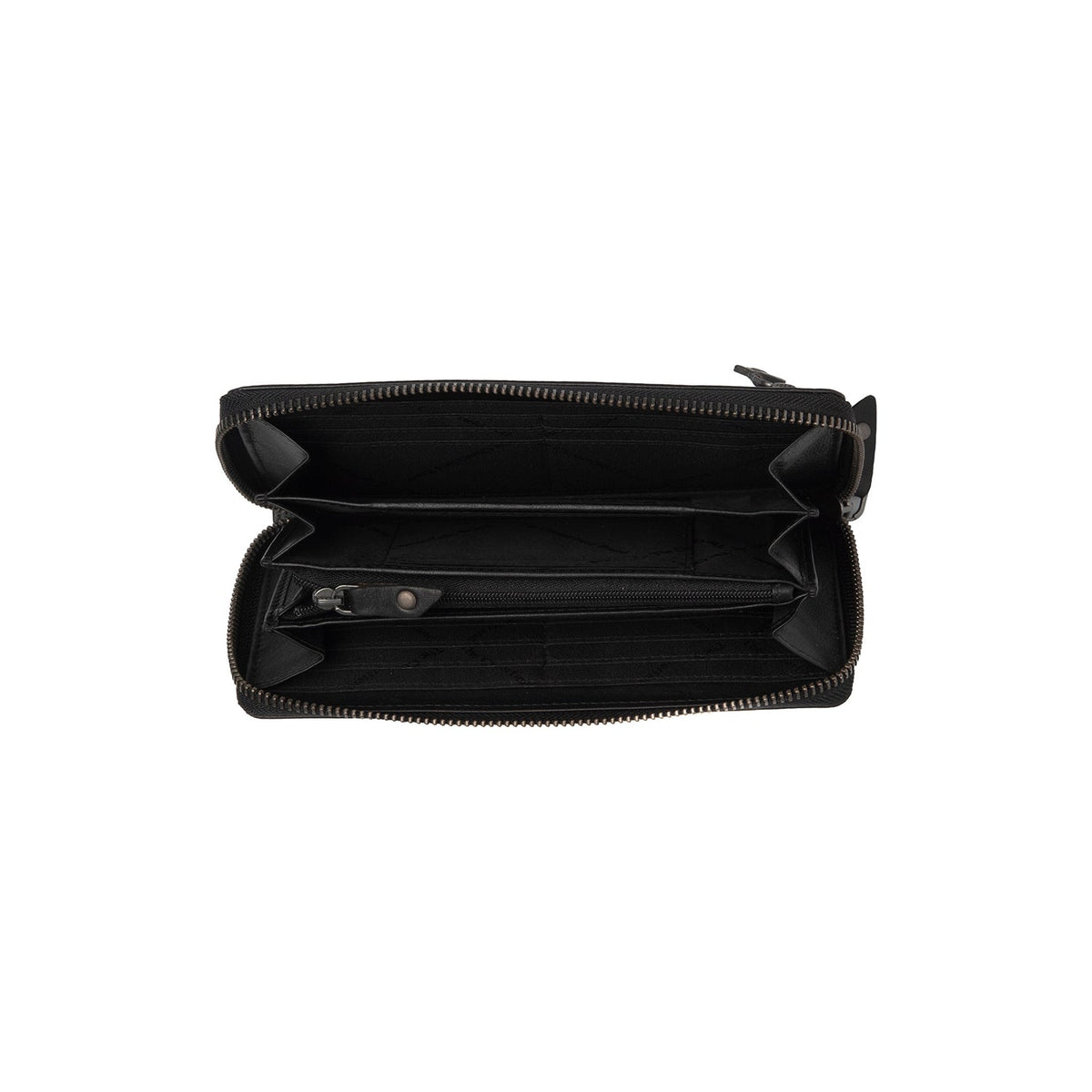 
Classic 100% Full-Grain leather Wallet - Takanäkymä vahvistetuilla nahkahihnoilla