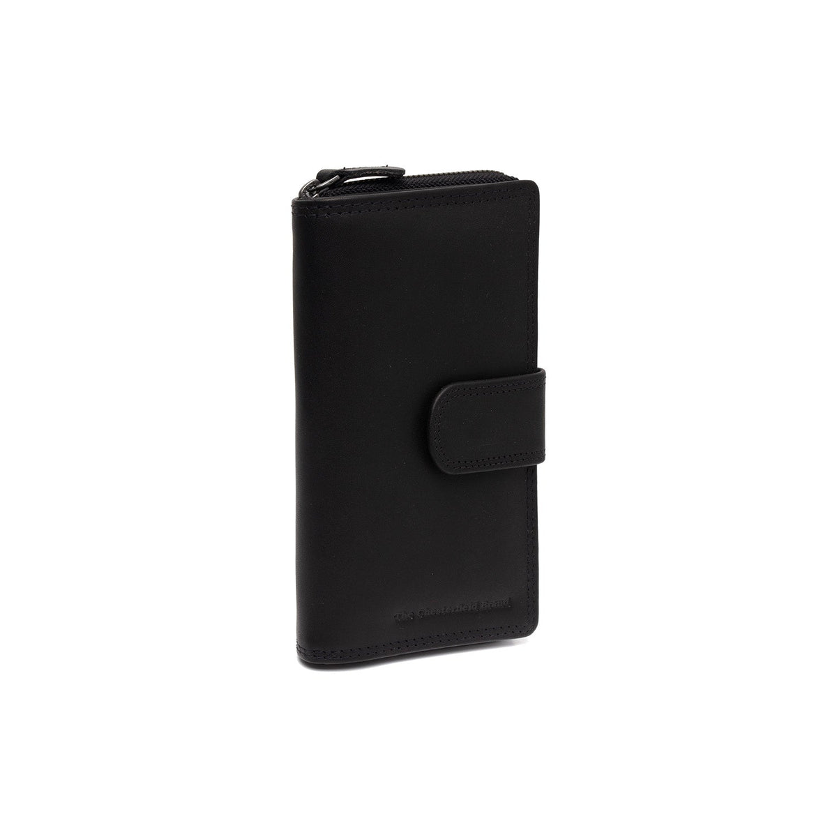 Charlotte Full-Grain Leather Wallet Naisille in Classic 100% Full-Grain Leather - Full Exterior Front Profile View | Buy Online