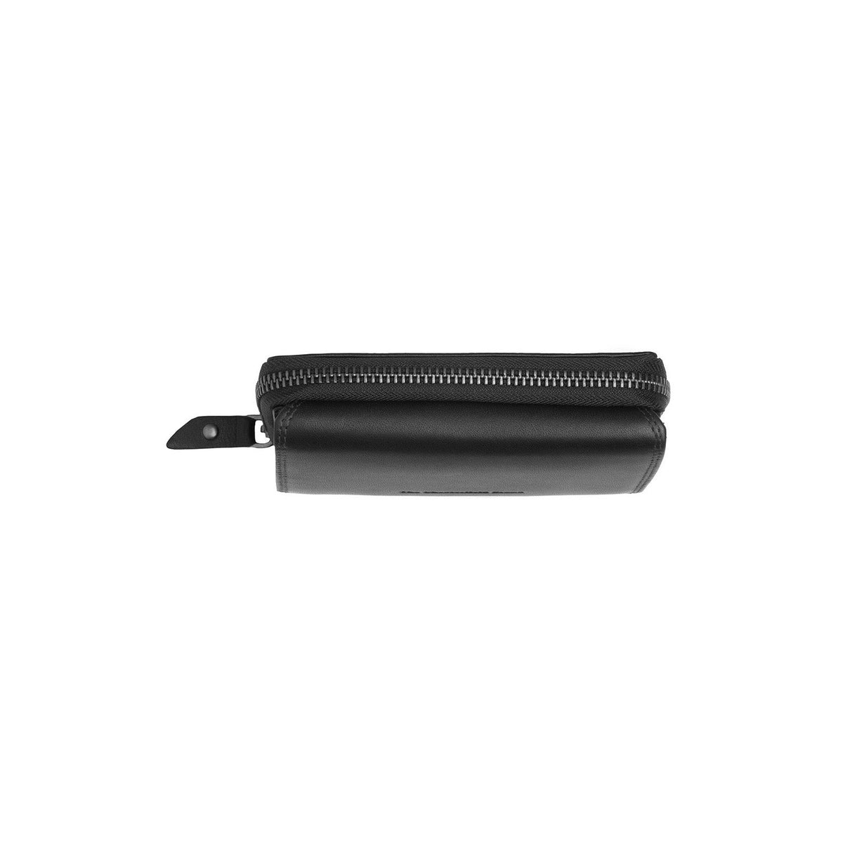 Doniva Full-Grain Leather Wallet Naisille - Structured Side Profile Showing Gusset Depth &amp; Expansion Capacity