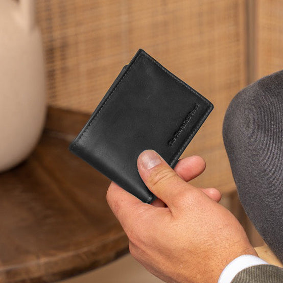 Enzo Full-Grain Leather Wallet Miehille