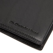 Solid Antique Brass Hardware &amp; Heavy-Duty Dual Zipper Detail on Hanson Full-Grain Leather Wallet Miehille