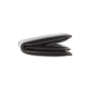 Hanson Full-Grain Leather Wallet Miehille - Structured Side Profile Showing Gusset Depth &amp; Expansion Capacity
