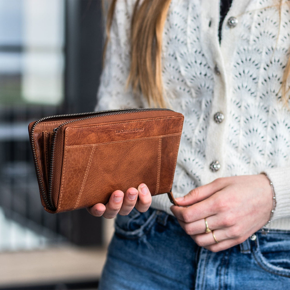 Havana Full-Grain Leather Wallet Naisille – alternate product view 2