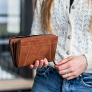 Havana Full-Grain Leather Wallet Naisille – alternate product view 2