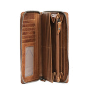 Havana Full-Grain Leather Wallet Naisille – alternate product view 3