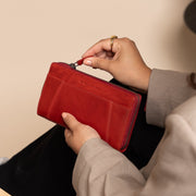Havana Full-Grain Leather Wallet Naisille – alternate product view 2