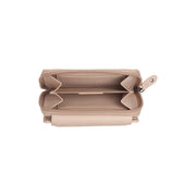 Orveta Full-Grain Leather Wallet Naisille - Structured Side Profile Showing Gusset Depth &amp; Expansion Capacity