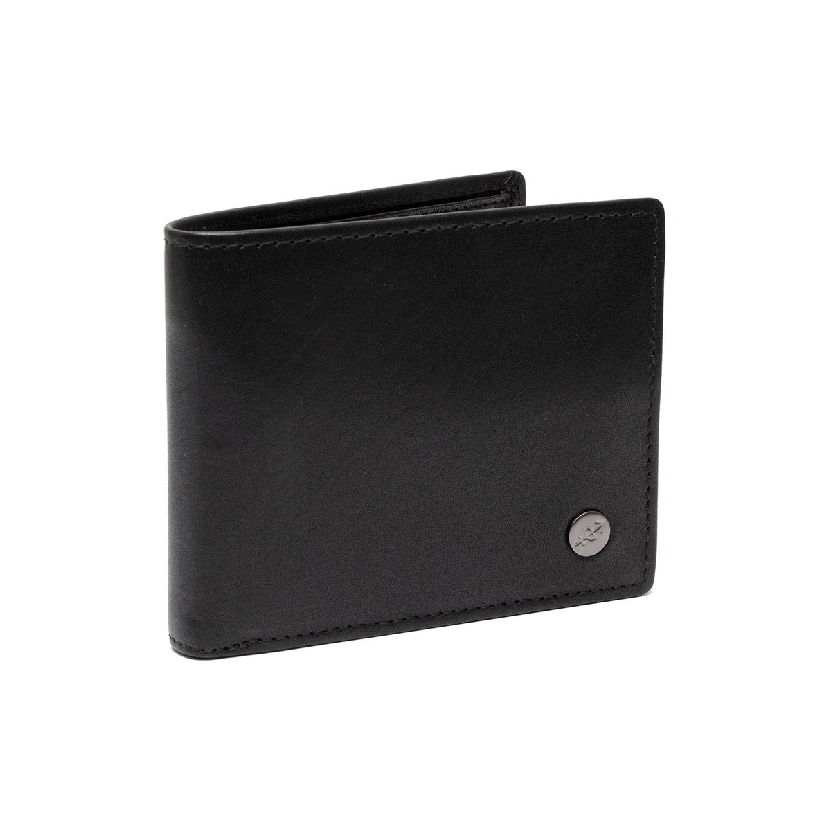 Positano Full-Grain Leather Wallet Miehille in Tan 100% Full-Grain Leather - Full Exterior Front Profile View | Buy Online