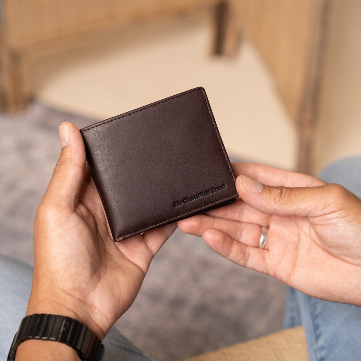 Ralph Full-Grain Leather Wallet Miehille – alternate product view 2