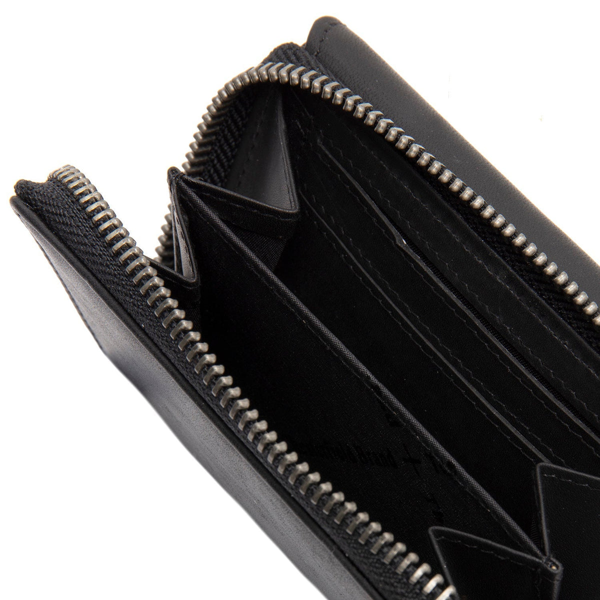 
Classic 100% Full-Grain leather Wallet - Takanäkymä vahvistetuilla nahkahihnoilla