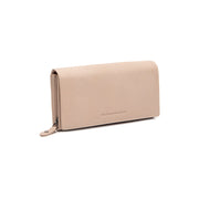 Valetta Full-Grain Leather Wallet Naisille in Classic 100% Full-Grain Leather - Full Exterior Front Profile View | Buy Online