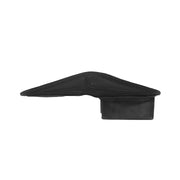Walid Full-Grain Leather Wallet Miehille - Structured Side Profile Showing Gusset Depth &amp; Expansion Capacity