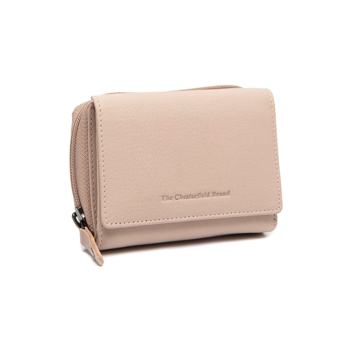 Zelan Full-Grain Leather Wallet Naisille in Classic 100% Full-Grain Leather - Full Exterior Front Profile View | Buy Online