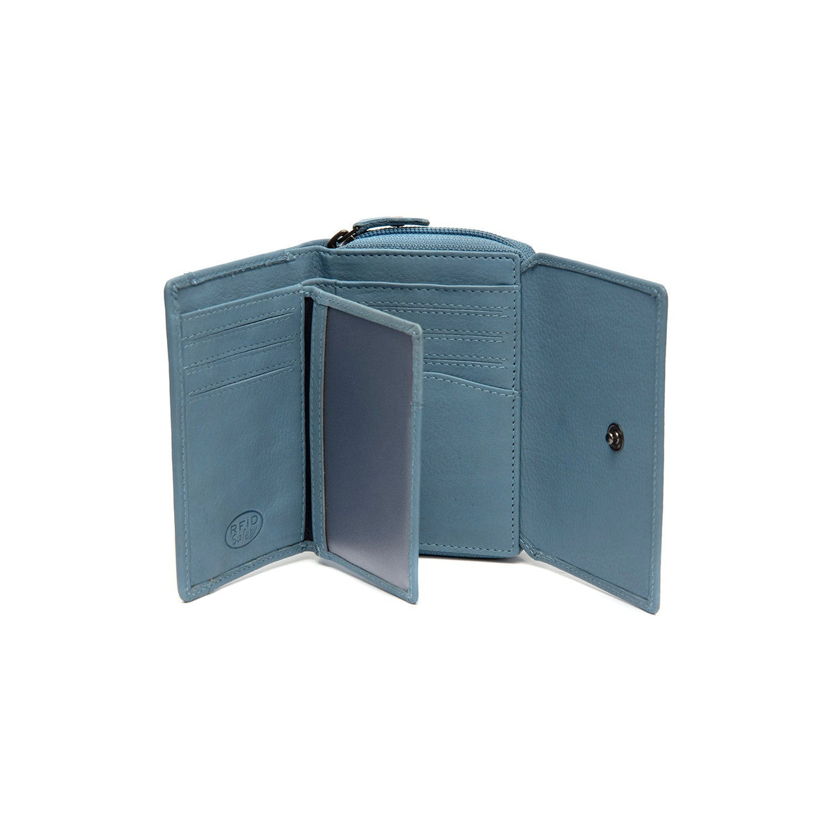 Zelan Full-Grain Leather Wallet Naisille – alternate product view 3