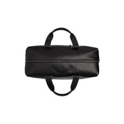 Solid Antique Brass Hardware &amp; Heavy-Duty Dual Zipper Detail on Conor Full-Grain Leather Weekender Bag Naisille