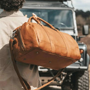 Melbourne Full-Grain Leather Weekender Bag Naisille – alternate product view 2