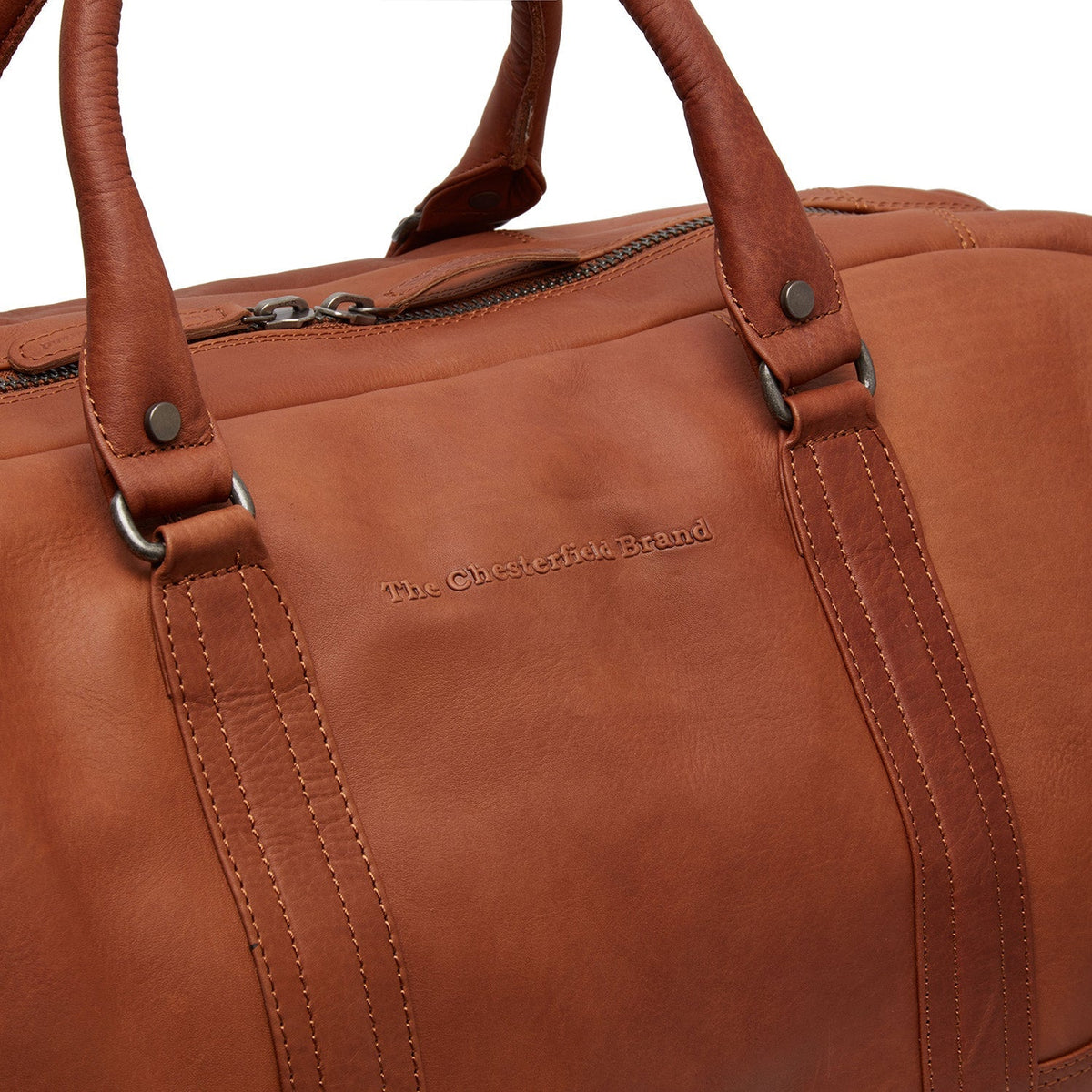 Melbourne Full-Grain Leather Weekender Bag Naisille – alternate product view 3