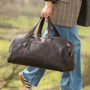 Rivaro Full-Grain Leather Weekender Bag Naisille – alternate product view 2