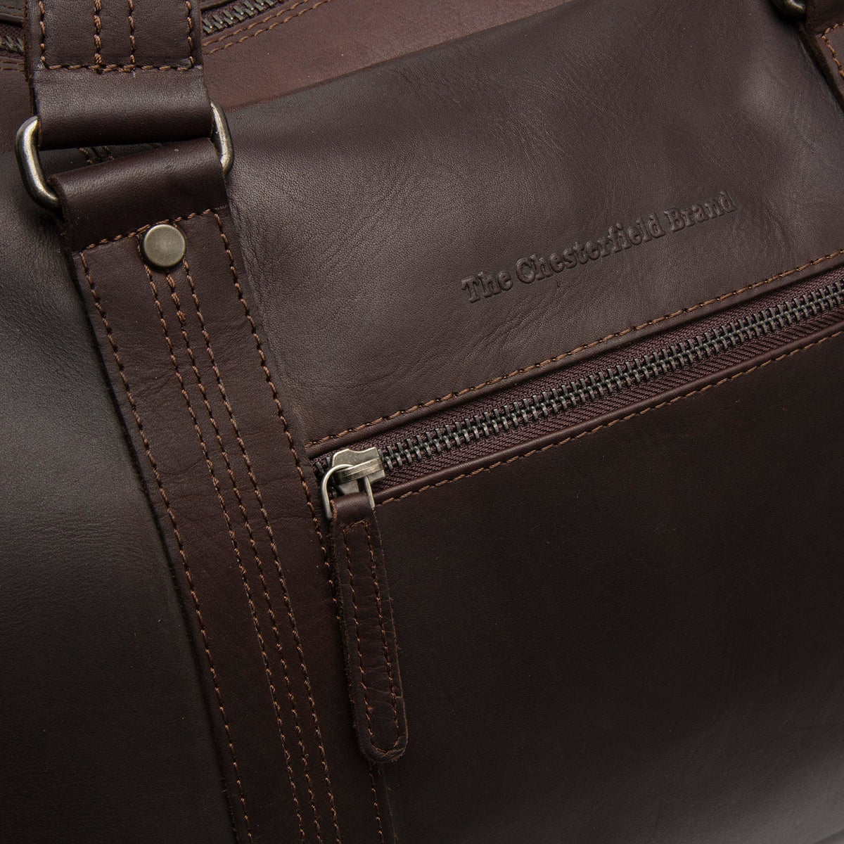 Rivaro Full-Grain Leather Weekender Bag Naisille – alternate product view 3